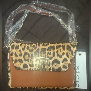 Leopard brown crossbody